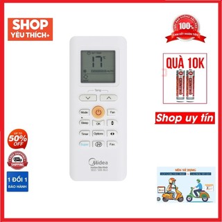 Điều khiển điều hòa midea, Remote máy lạnh midea hàng zin