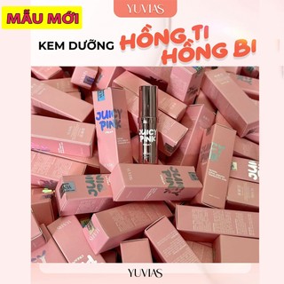 [ Mẫu Mới ] Kem Dưỡng Jucicy Pink Cream Yuvias Hồng Nhũ Hoa, Bikini Mờ Thâm Trắng Da 7gr - Có Che Tên
