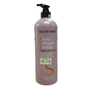 Dầu gội siêu mềm mượt Arganoil Berdywins Shampoo 1000ml