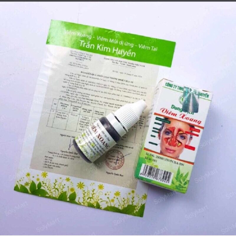 Dung dịch nhỏ mũi viêm Xoang tkh