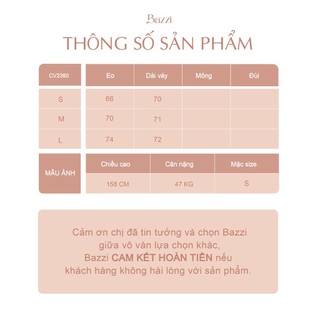 Chân váy xoè trơn phối ruy băng eo