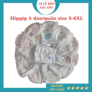 COMBO 50 Miếng Bỉm Quần trần LOAI 1  BOBDOG/HIPGIG A Size S/M/L/XL/2XL/3XL