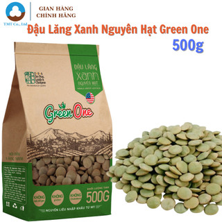 Đậu lăng xanh nguyên hạt Green One 500g nhập khẩu Canada