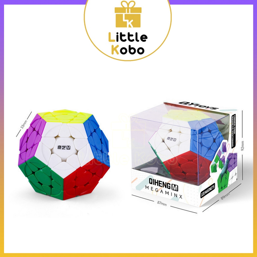 Rubik QiYi QiHeng S2 M Megaminx Stickerless Có Nam Châm S2M Rubic Biến Thể 12 Mặt Đồ Chơi Trí Tuệ