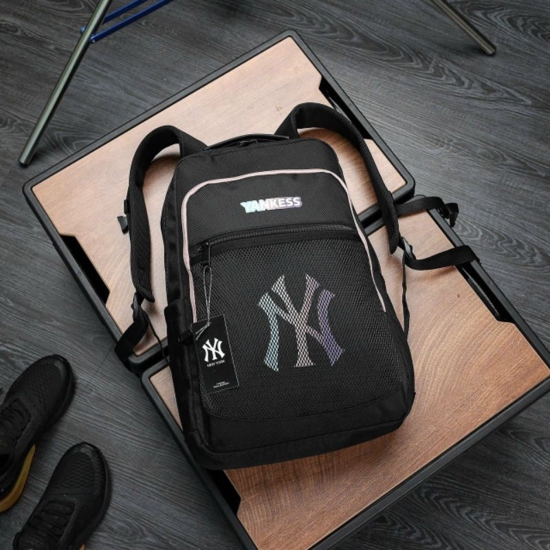 (HÀNG SẴN) Balo MLB NY Yankees Black Pink
