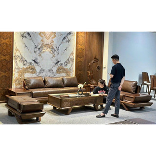 SOPHA GỖ ĐẸP chân cánh tiên gỗ sồi Nga