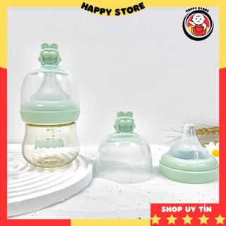 Bình sữa cổ rộng cho bé Jubon tặng thêm 1 núm, bình sữa cho bé sơ sinh size 90ml - 120ml Happy Store