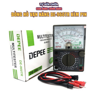 Đồng hồ vạn năng kim VOM Depee DE-960TR - Đồng hồ đo điện tặng kèm pin