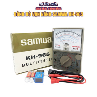 Đồng hồ đo điện vạn năng Samwa KH-965 kèm pin chuyên kiểm tra điều khiển từ xa, đo điện trở, dòng xoay chiều một chiều