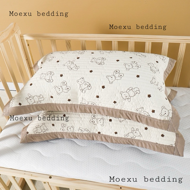 Vỏ gối cotton đũi sơ đậu nành trần bông dày dặn nhiều mẫu mới 2024 kích thước 45x65cm