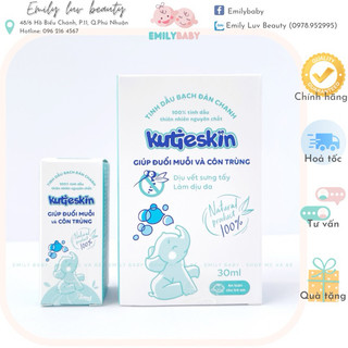 Tinh dầu bạch đàn chanh chống muỗi và côn trùng đốt Kutieskin
