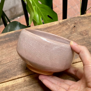 Bát chawan đánh matcha men chảy - Gốm Nhật 2hand