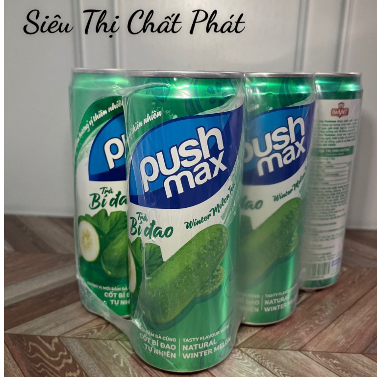 Lốc trà bí đao push max (320ml x 6 Lon)