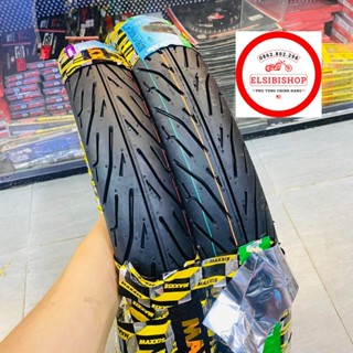 Vỏ Lốp MAXXIS 6002 - VÀNG 70/90-17, 80/90-17 TL (không dùng ruột) xe Exciter, Raider, Satria, Sonic