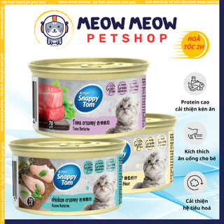 Pate cho mèo con snappy tom premium kitten lon 85gr. pate dinh dưỡng cho mèo con snappy tom.