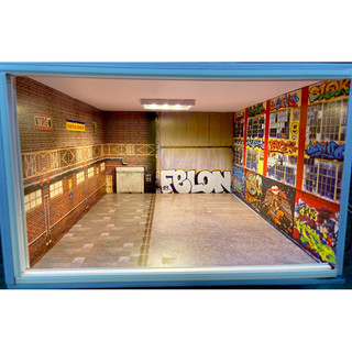 mô hình showroom garage 1/64 (order)