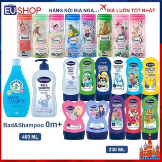 Sữa tắm gội cho bé Bubchen & Balea Đức 2in1 Lọ 230 & 400ml