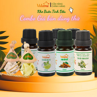 Tinh Dầu Xông Thơm Phòng Nguyên Chất VIDAME,10ml, Lọ tinh dầu treo xe oto nhiều mùi tuỳ chọn