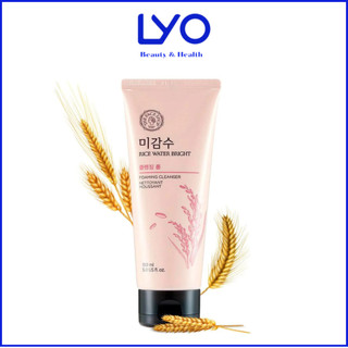 Sữa rửa mặt gạo Rice Water Bright Cleansing Foam The face shop 100 ml & 150ml
