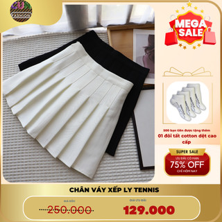 Chân váy xếp ly Tennis Dáng Ngắn (kèm hình thật và video shop quay) Chân váy Xòe dễ phối đồ xinh