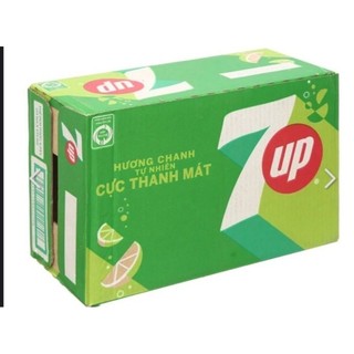 Thùng Nước Ngọt Có Gaz 7up/Pepsi (320ml/lon) (24 lon)