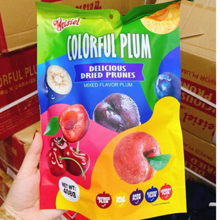 Ô mai mix vị colorful plum túi 408g - ô mai mix vị weisiel colorful plum túi 408g