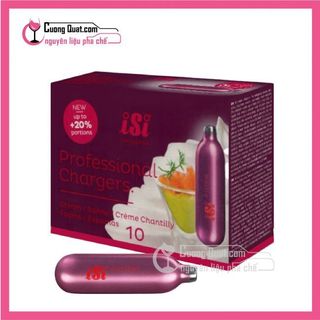 Gas Kem ISI hộp 10 viên cho máy làm kem isi