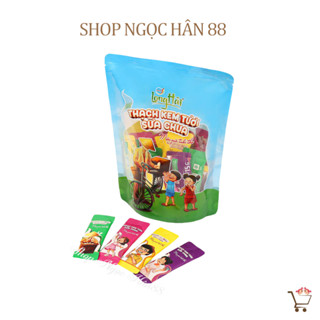 Thạch Kem Tươi Sữa Chua Long Hải Gói 450gr ( 30 gói x 15gr), Món Quà Tuổi Thơ Đầy Kỷ Niệm
