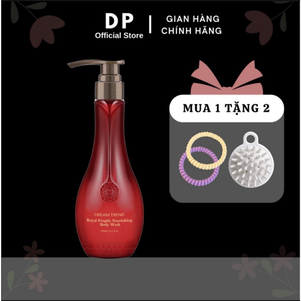 Sữa Tắm Dưỡng Ẩm Keo Ong Chúa Dream Trend Royal Proplis Dream Trend làm trắng da cấp ẩm mềm mịn 300m