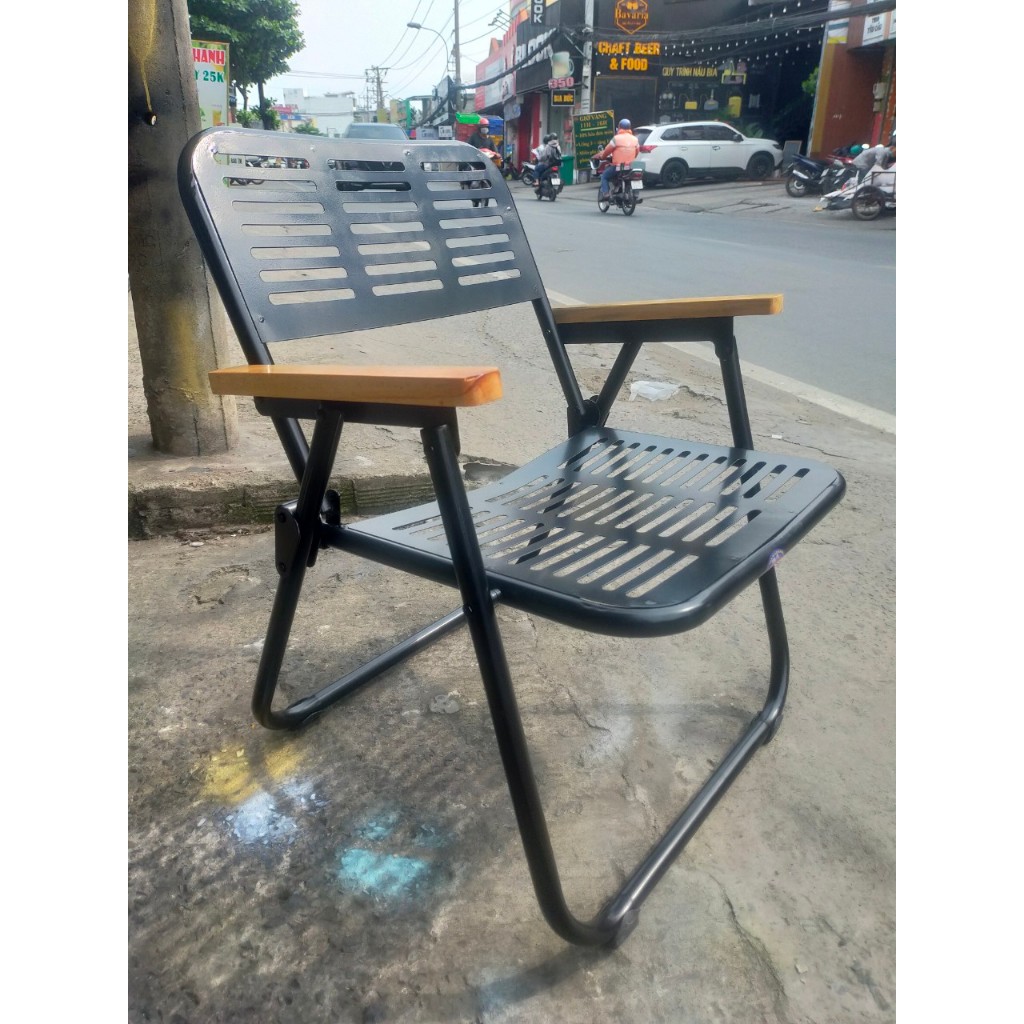 Ghế Sắt, ghế xếp camping, ghế xếp gấp gọn, ghế câu cá