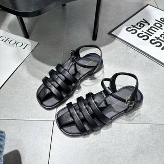 Dép sandal rọ nữ - GOBE - M145 - Màu KEM VÀ ĐEN