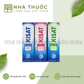 Nước biển sâu xịt mũi Xisat 75ml giúp vệ sinh mũi, phòng ngừa sổ mũi, ngạt mũi và viêm xoang