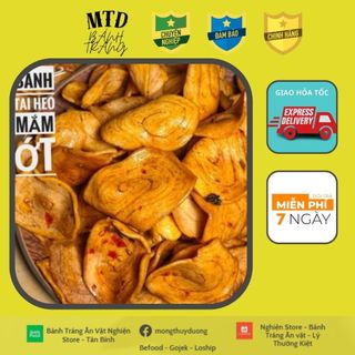 Bánh Tai Heo Mắm Ớt 500G | | Bánh Tráng MTD | Freeship