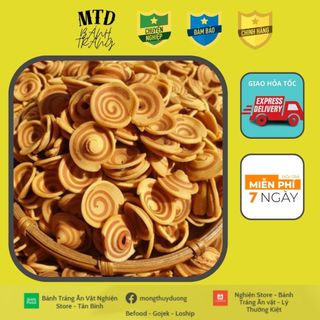 Bánh Tai Heo Nhí Vị Truyền Thống - 350Gr || Bánh Tráng MTD | Freeship