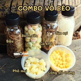 Combo thức ăn vỗ béo cho hamster và thú cưng