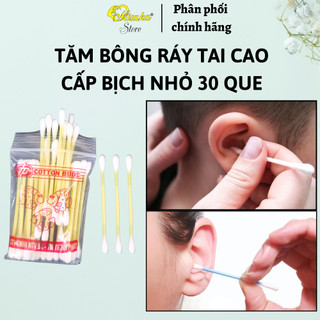 Que tăm bông ngoáy tai - bông ráy tai - túi nhỏ 30 que