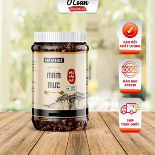 500gr mắm mực mắm huế o loan nguyên mực