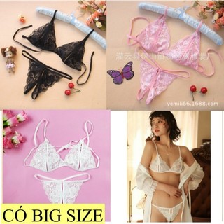  Set Bộ Đồ Lót Sexy Lọt Khe Quyến Rũ hở đáy Xuyên Thấu Giá Siêu Rẻ CP016