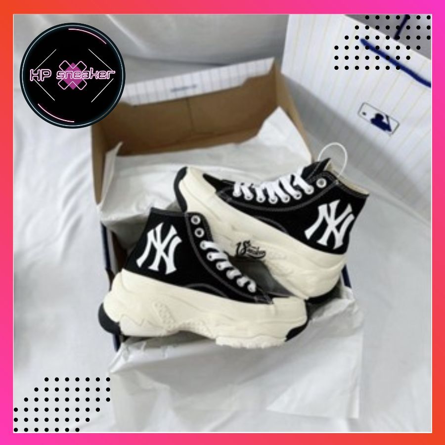 Giày thể thao sneaker cổ cao MLB NY Chunky High New York bản SC ,MLB CAO CỔ NY CHUNKY CAO CẤP - HP S