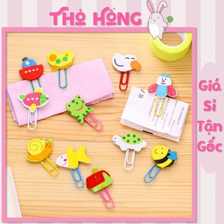 [Sỉ 700đ] Bookmark cài gỗ hoạt hình dễ thương nguồn hàng buôn sỉ