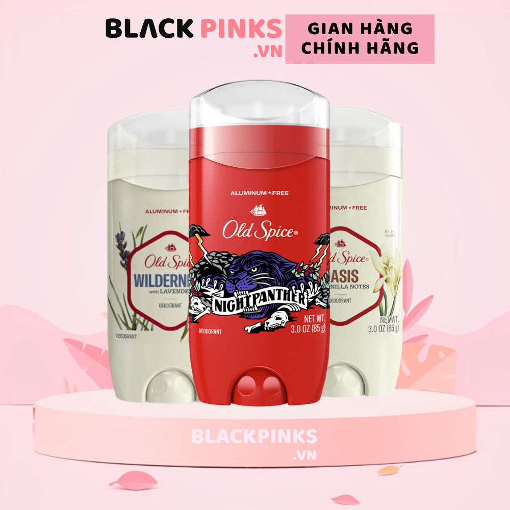 Sáp khử mùi Old Spice hương Wilderness sức hút hoang dã/NightPanther ấm áp và lịch lãm/Oasis ốc đảo 