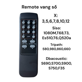 Điều khiển vang số X3 X5, X6 ,X8 , X10,....X12. ; Siso..... ; Tripath.... ; Db acoustic......
