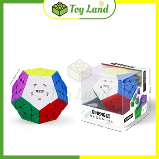 Rubik qiyi qiheng s2 m megaminx stickerless có nam châm magnetic s2m rubic biến thể đồ chơi trí tuệ