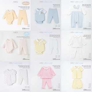 NOUS xả Pre - Set 2 món body kèm quần cho bé trai gái