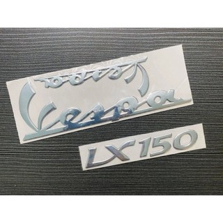 Bộ tem chữ nổi xe vespa lx150