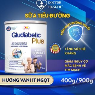 Sữa Cho Người Lớn Sữa Tiểu Đường Gludiabetic Plus  - Giàu Canxi, Hỗ trợ Ổn định Đường Huyết Mabio