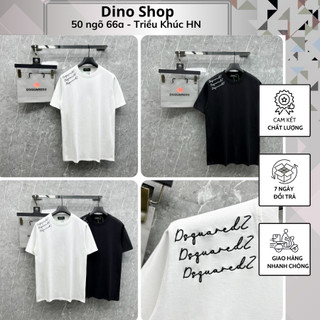 Áo Thun Nam Ds Que Thêu Chữ Vai Đơn Giản - Áo Phông Nam Ds Que Cotton Cao Cấp