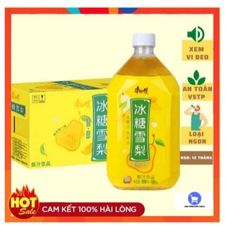 Sỉ thùng nước lê - đào 1000ml x 12 chai