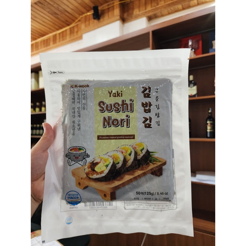 Rong biển cuộn cơm 50 lá Hàn Quốc
