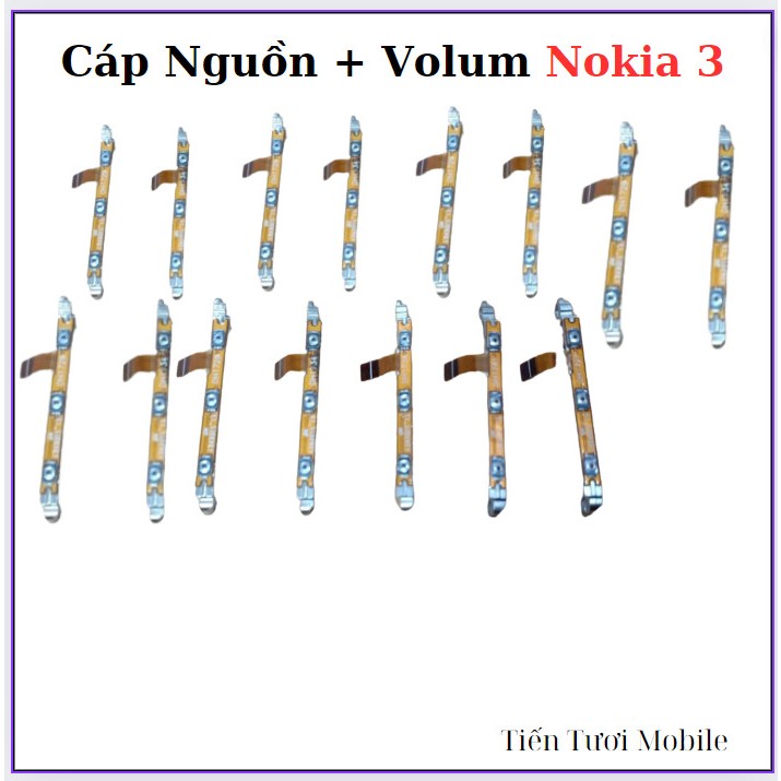 Cáp Nguon + Volum Nokia 3